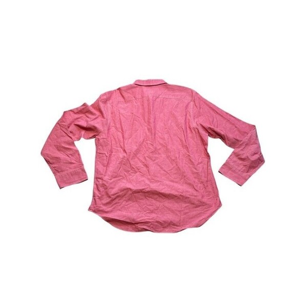 Bonobos Dress Shirt Mens Size XL Red | Pink Standard Fit 100% Cotton Button Up - Picture 3 of 5